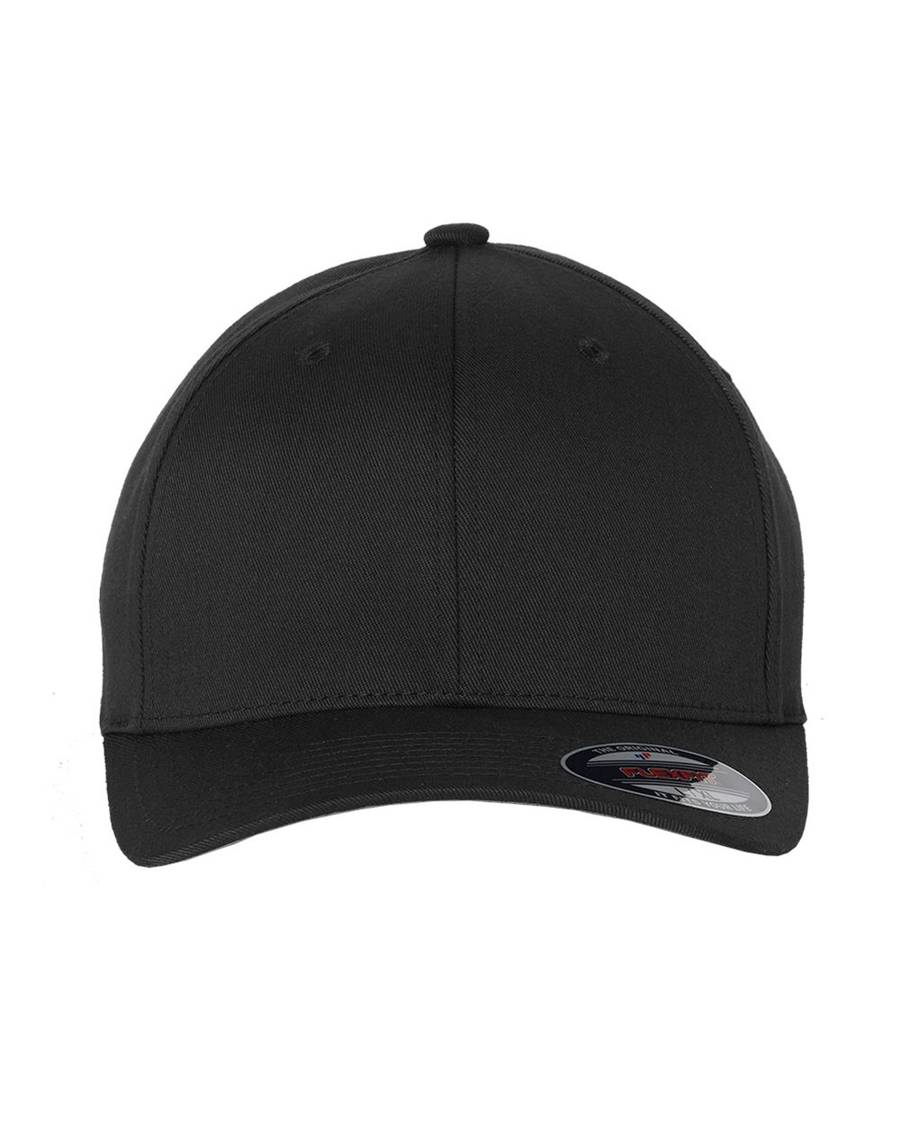 Cotton Blend Cap - 6277 — Black