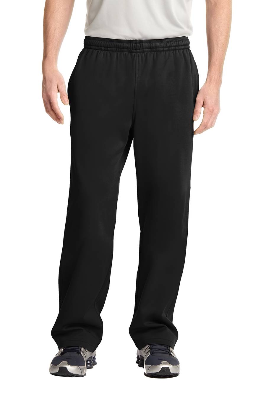 Sport-Tek® Sport-Wick® Fleece Pant — Black