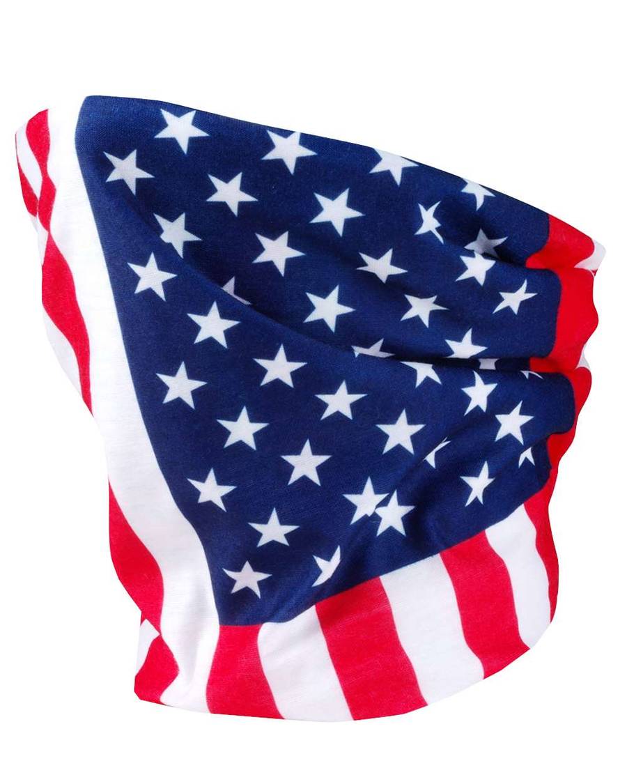 ValuMask Polyester Neck Gaiter — USA Flag